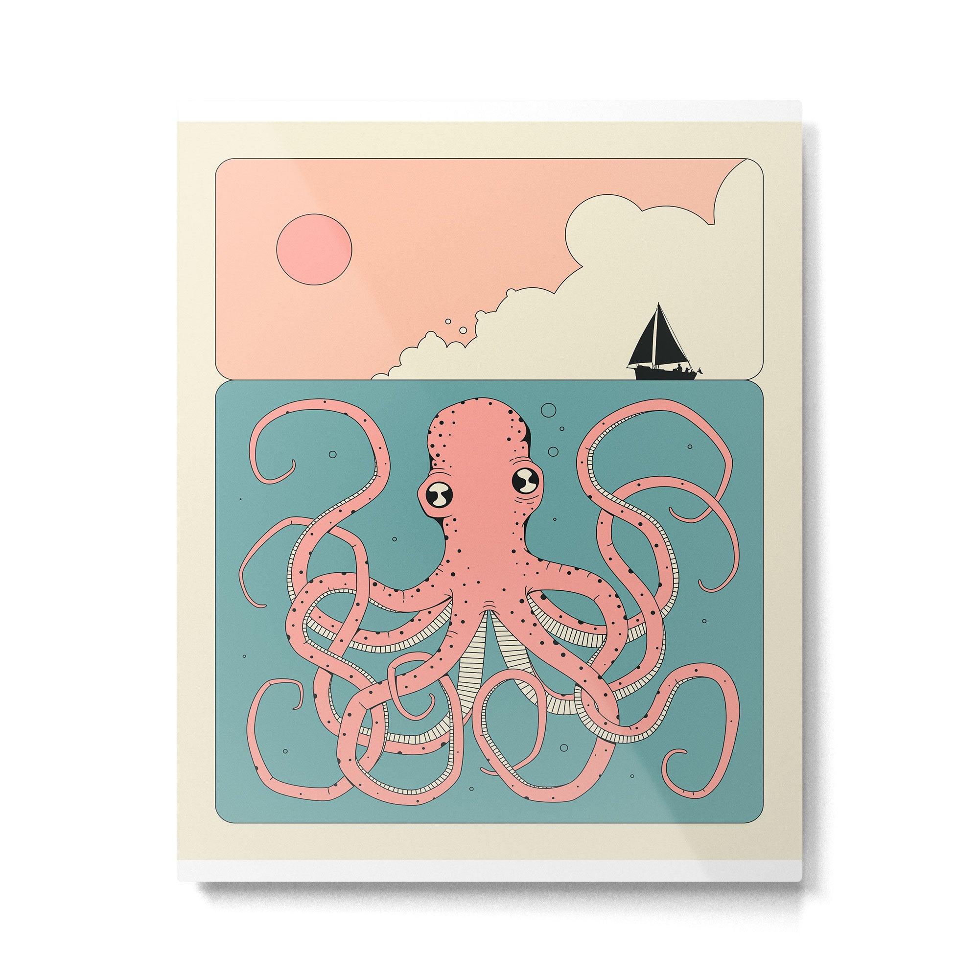 OCTOPUS Metal Print Gallery Image 4