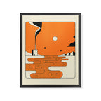 ORANGE RIVER Framed Canvas Print Gallery Image 6