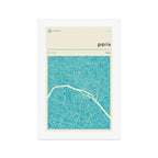 PARIS MAP Art Print Gallery Image 1