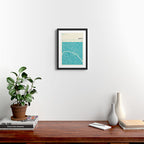 PARIS MAP Framed Art Print Gallery Image 2