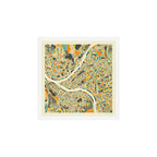 Pittsburgh Map Art Print Gallery Image 1