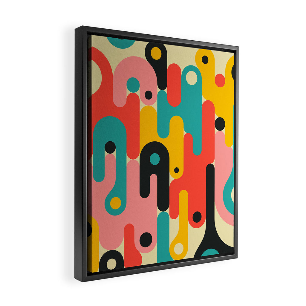 Pulse Framed Canvas Print Gallery Image 2