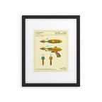 RAY GUN Patent (1953) Reproduction Framed Art Print Gallery Image 5