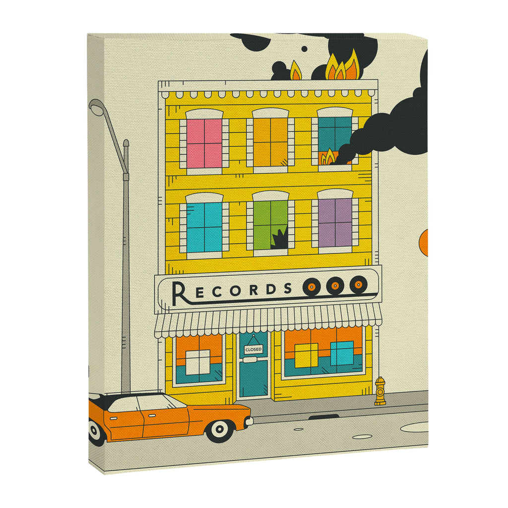 RECORD SHOP Canvas Print Gallery Image 8