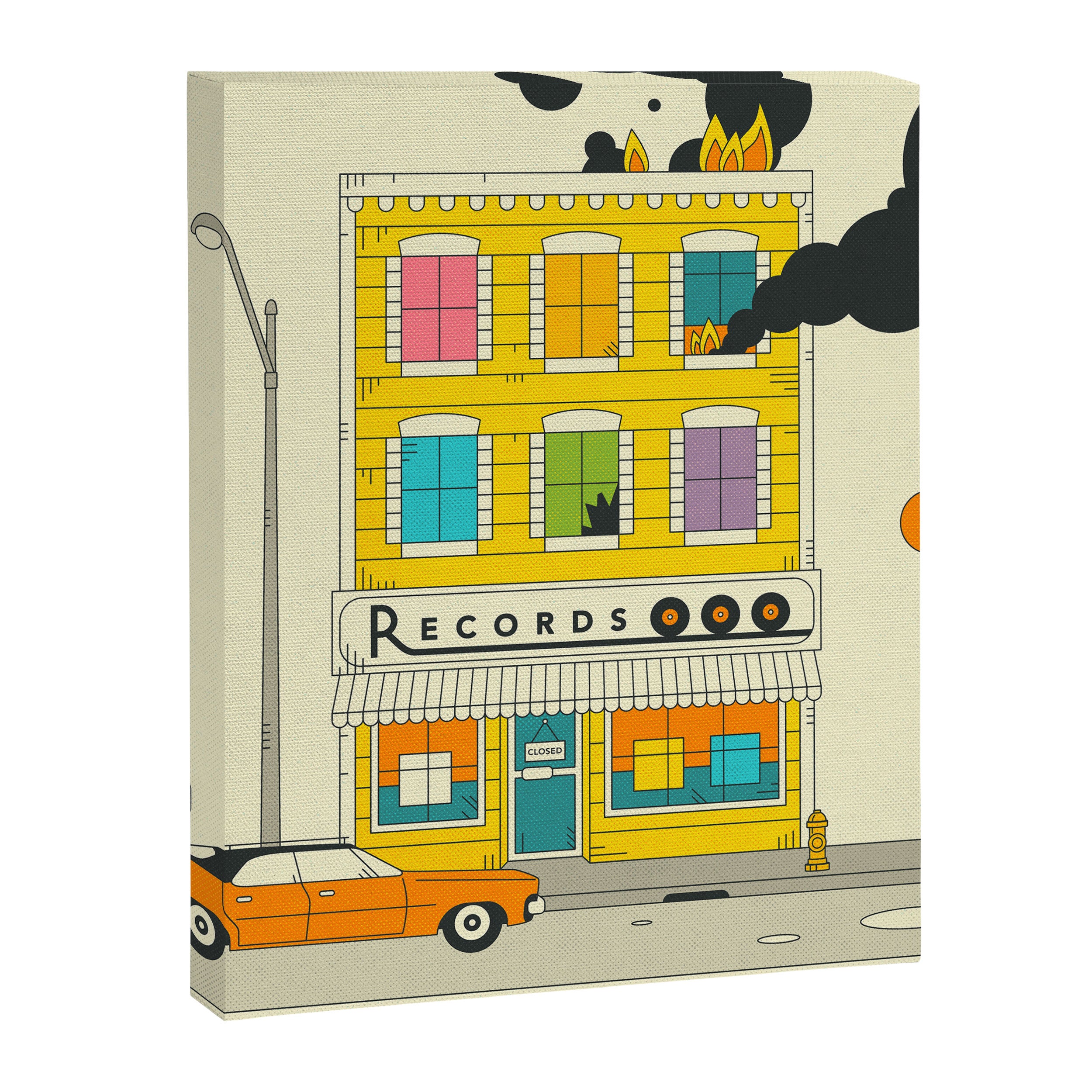 RECORD SHOP Canvas Print Gallery Image 8