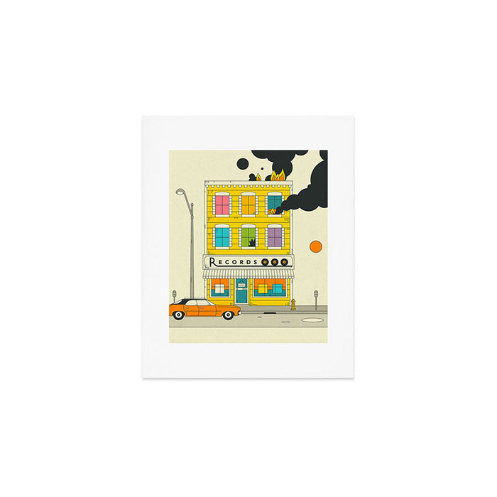 RECORD SHOP Art Print Gallery Image 1