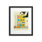RECORD SHOP Framed Art Print Gallery Image 6