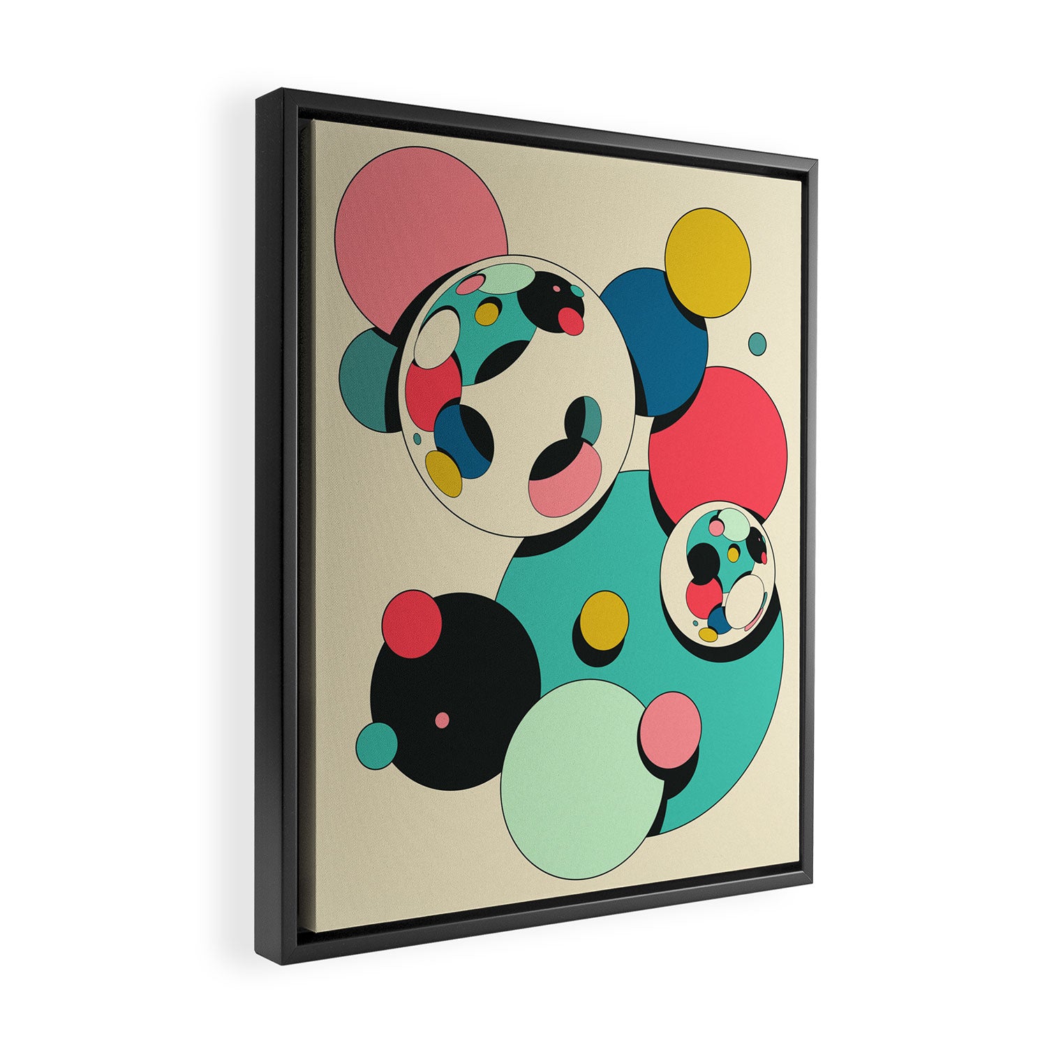 Reflections 5 Framed Canvas Print Gallery Image 2