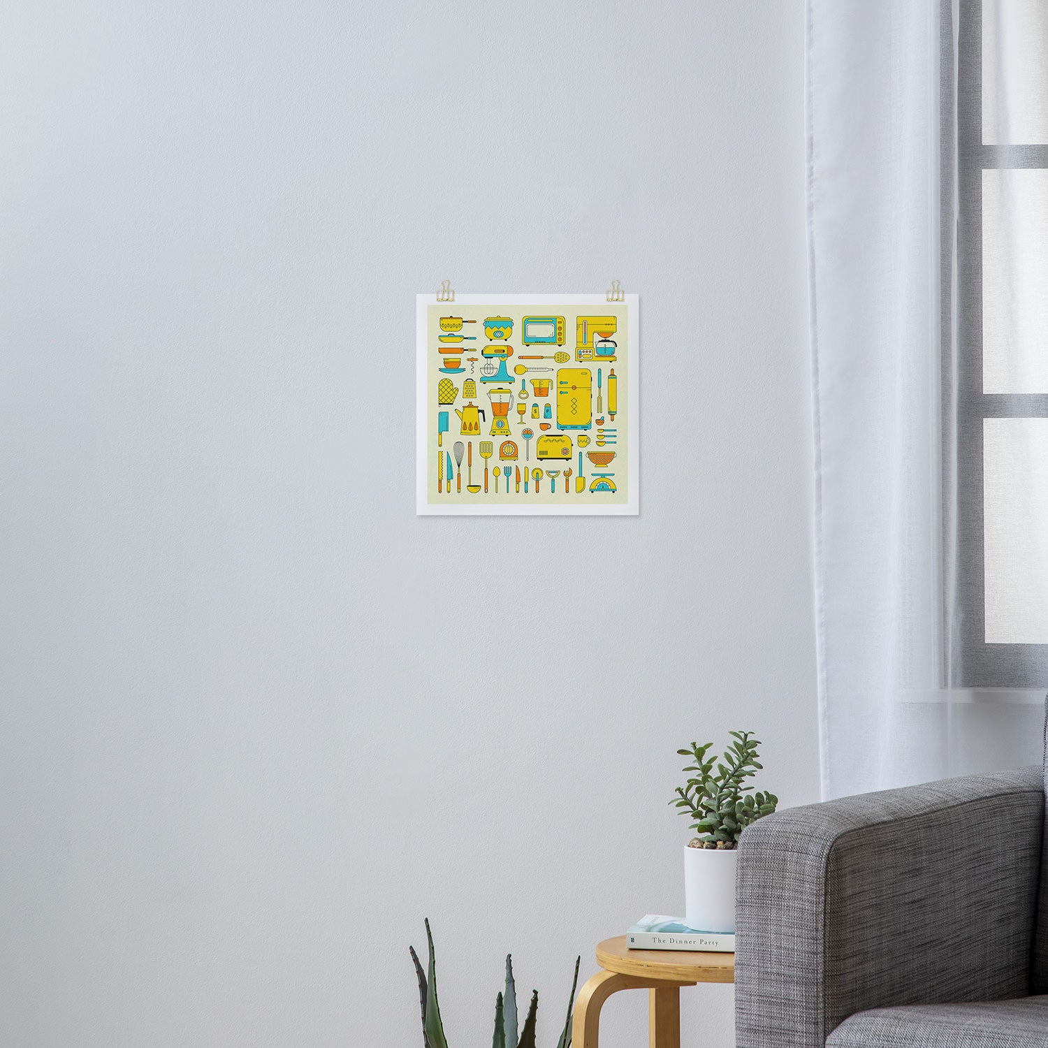 RETRO KITCHEN Art Print Gallery Image 3