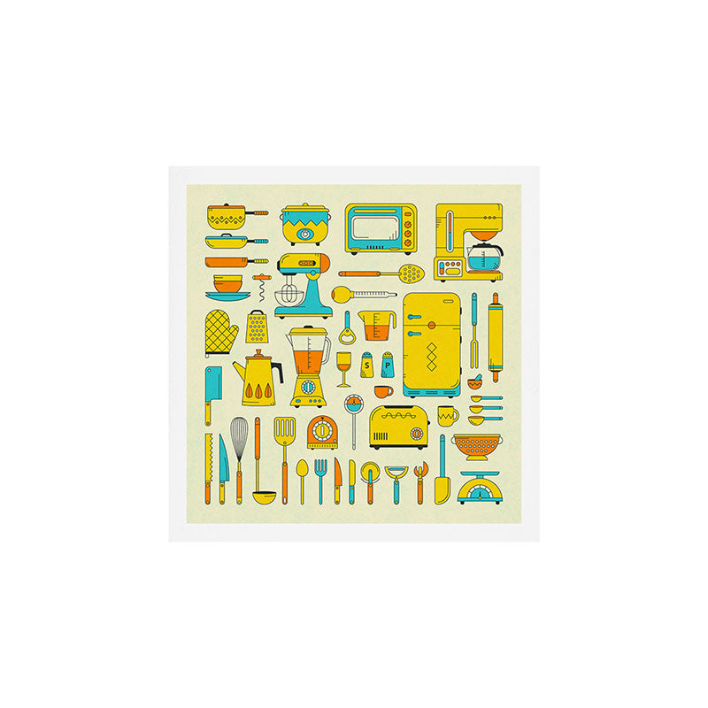 RETRO KITCHEN Art Print Gallery Image 1