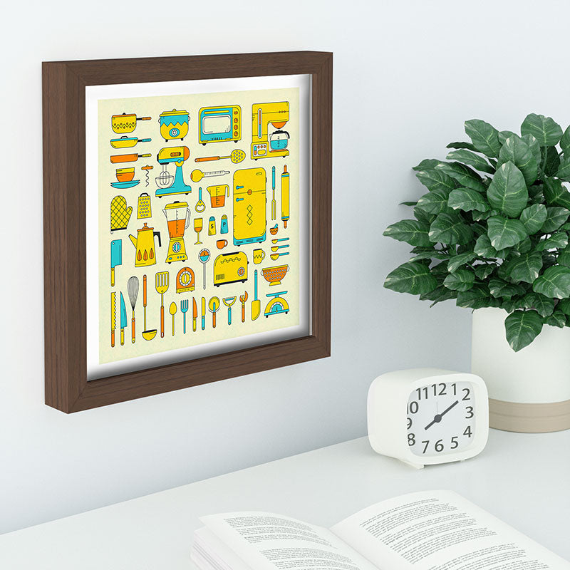 RETRO KITCHEN Framed Art Print Gallery Image 2