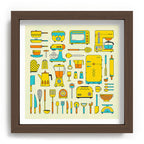 RETRO KITCHEN Framed Art Print Gallery Image 27