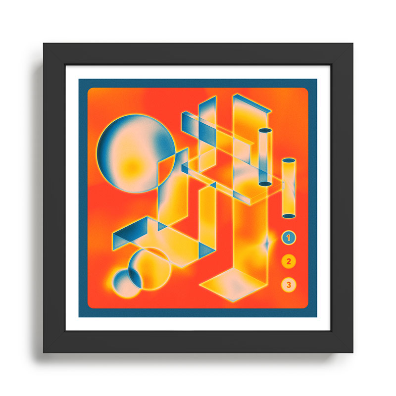RETROFUTURE Framed Art Print Gallery Image 1