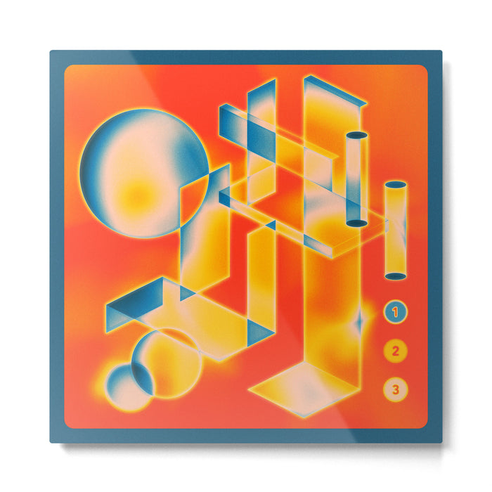 RETROFUTURE Metal Print Gallery Image 1