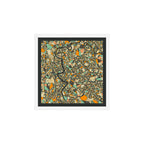 ROME MAP Art Print Gallery Image 1