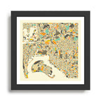 San Diego Map Framed Art Print Gallery Image 1