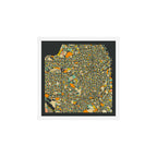SAN FRANCISCO MAP Art Print Gallery Image 1