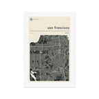 San Francisco Map Art Print Gallery Image 1