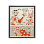 SMOKE Framed Canvas Print Gallery Image 6