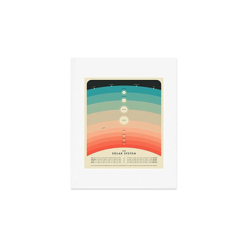 Solar System Art Print Gallery Image 1