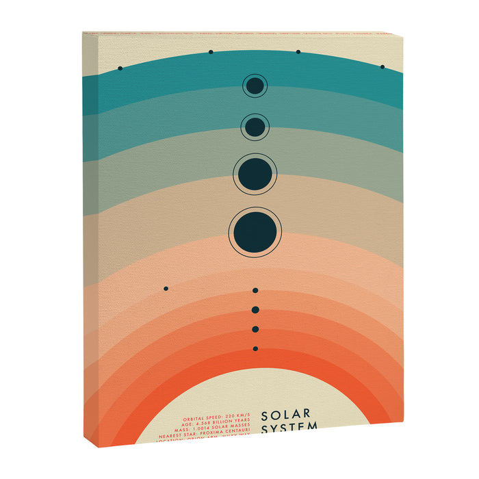 SOLAR SYSTEM Canvas Print Gallery Image 1