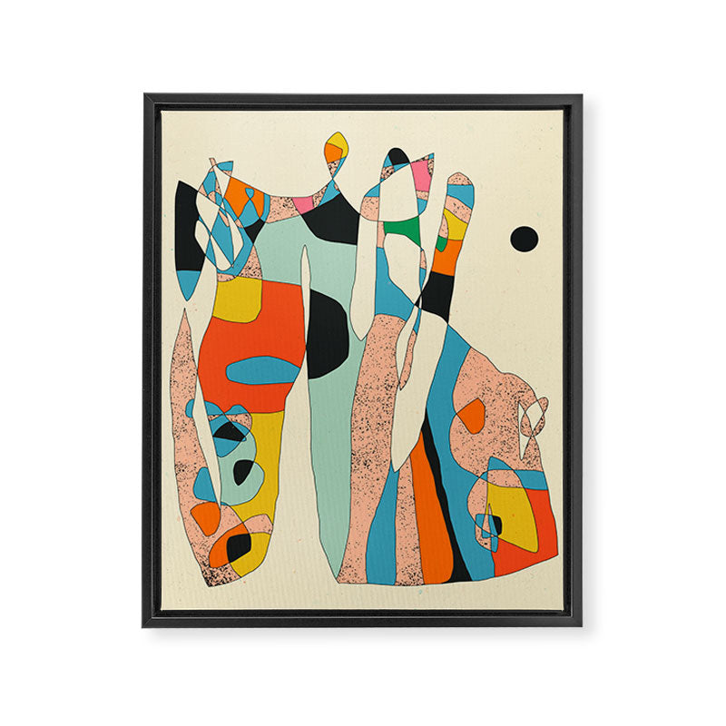 SQUIBBLE 1 Framed Canvas Print Gallery Image 6