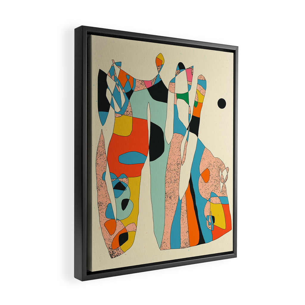 SQUIBBLE 1 Framed Canvas Print Gallery Image 2