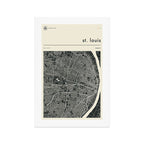 St. Louis Map Art Print Gallery Image 1