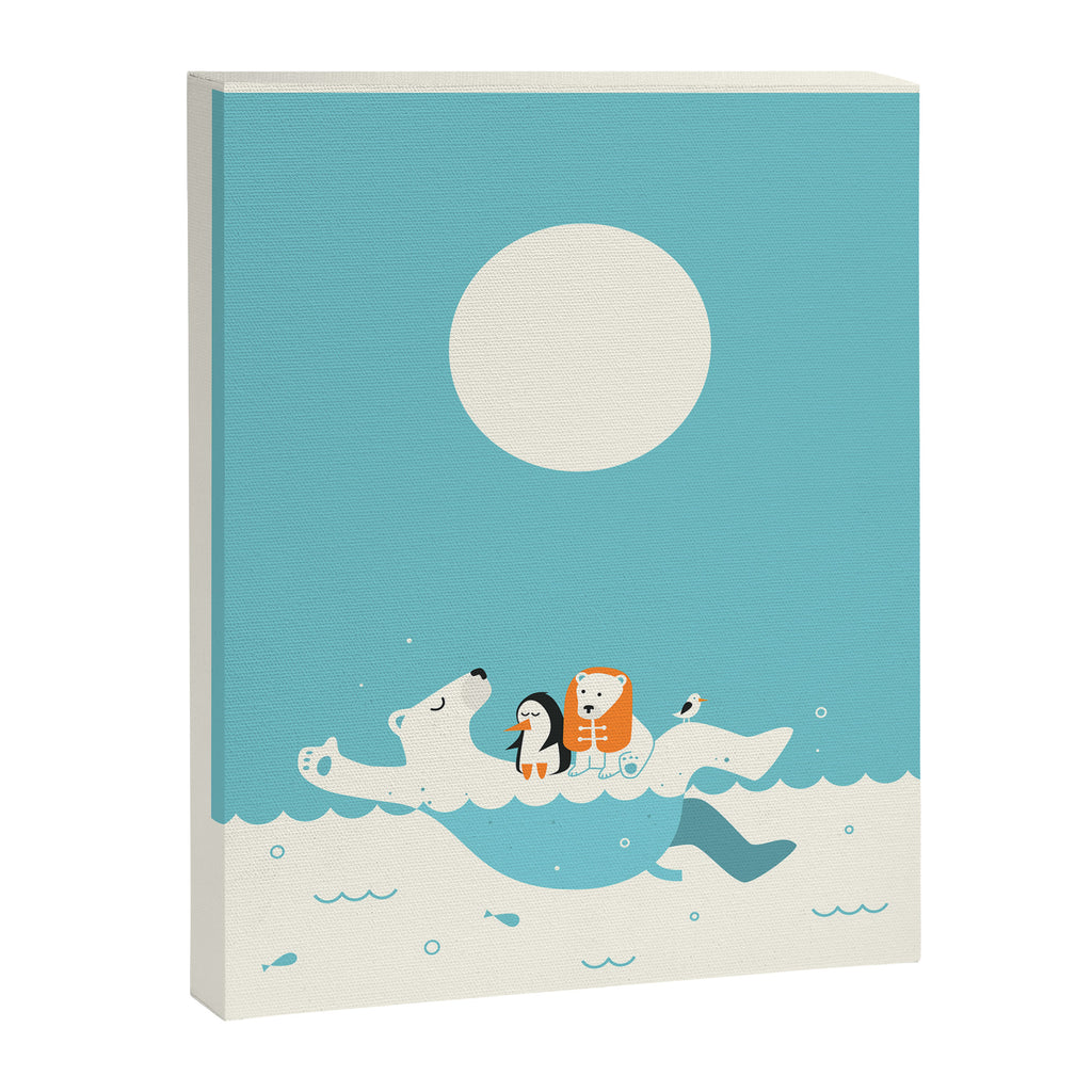 SWIMMING LESSONS Canvas Print Gallery Image 6