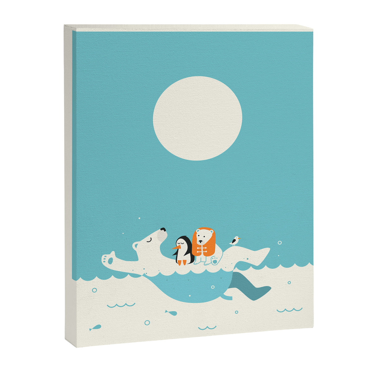 SWIMMING LESSONS Canvas Print Gallery Image 6