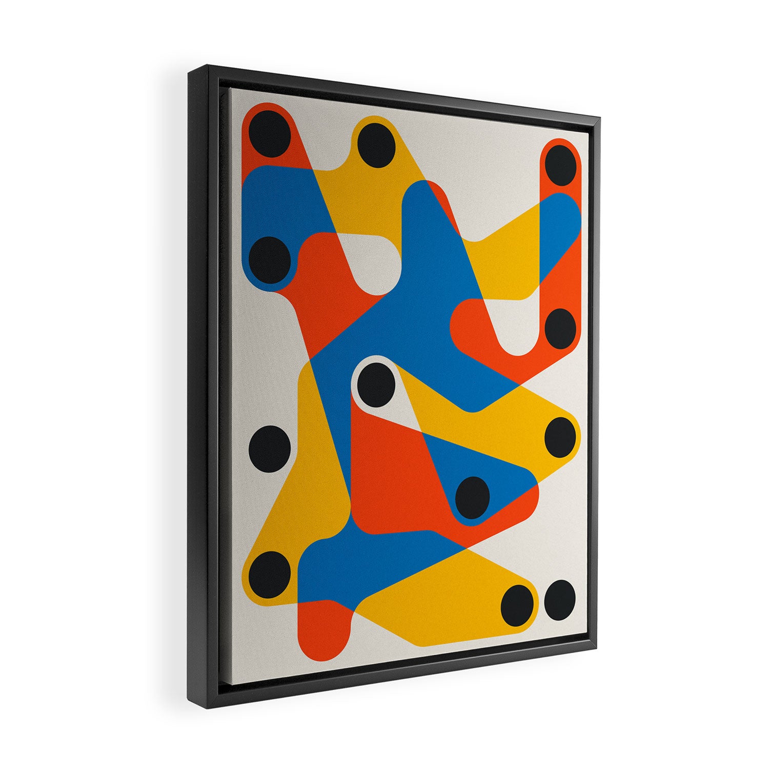 TANGENT 1 Framed Canvas Print Gallery Image 2