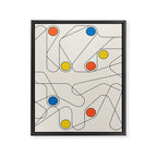 Tangent 5 Framed Canvas Print Gallery Image 8