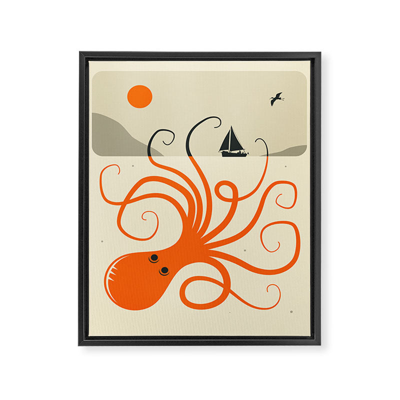 TENTACLES (2) Framed Canvas Print Gallery Image 6