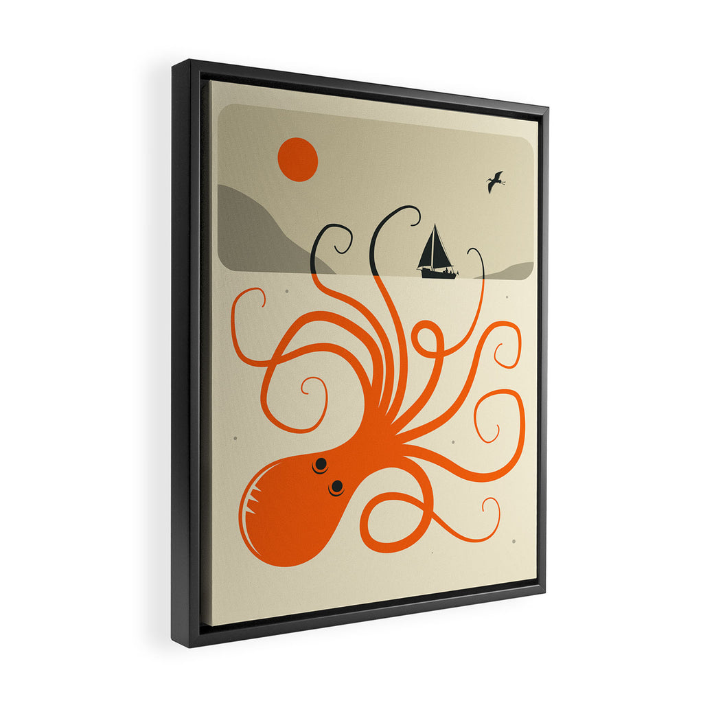 TENTACLES (2) Framed Canvas Print Gallery Image 2