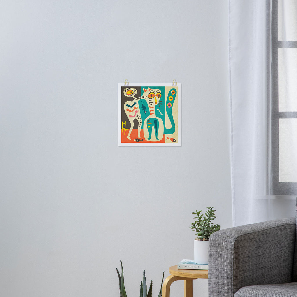 The Cat Art Print Gallery Image 3