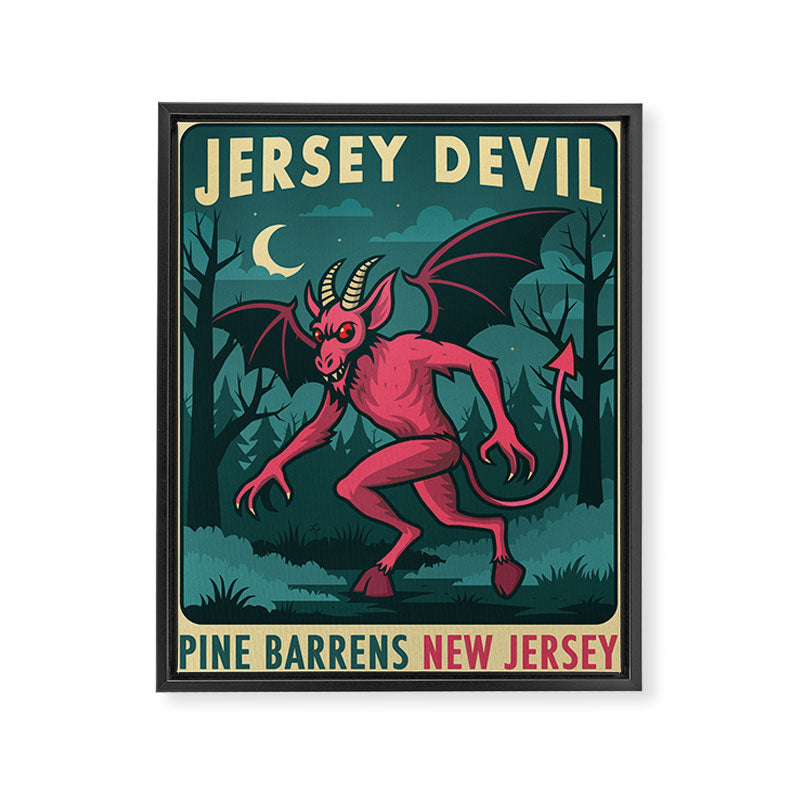 The Jersey Devil Framed Canvas Print Gallery Image 6