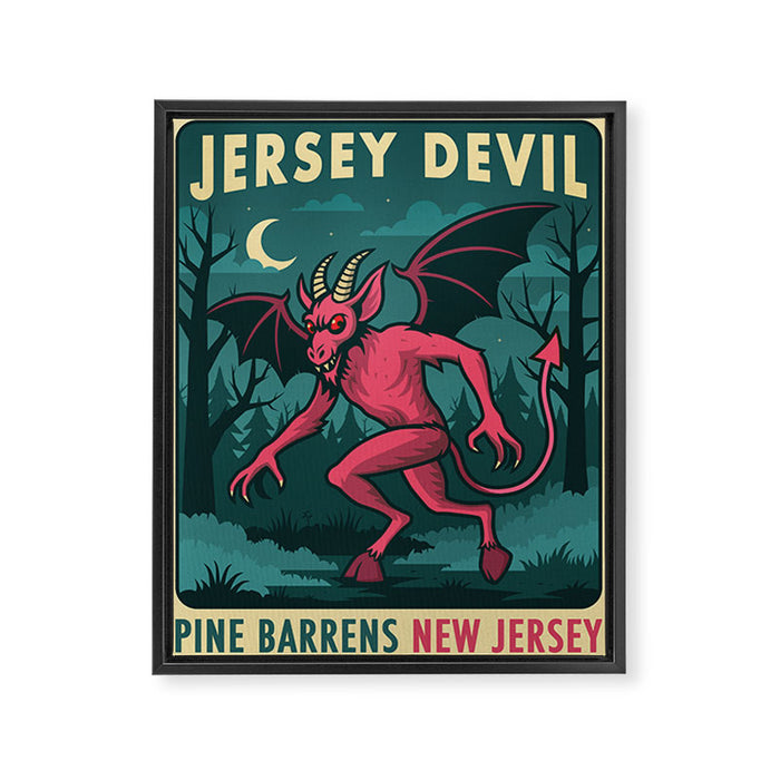 The Jersey Devil Framed Canvas Print Gallery Image 1
