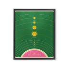 THE SOLAR SYSTEM Framed Canvas Print Gallery Image 6