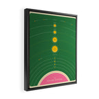 THE SOLAR SYSTEM Framed Canvas Print Gallery Image 2