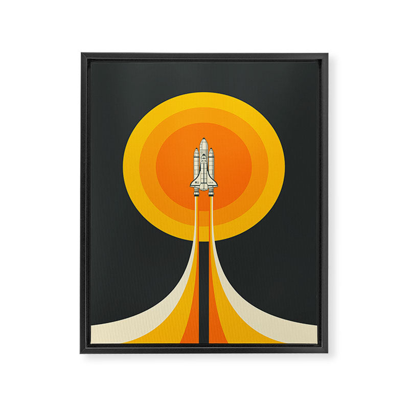 The Space Shuttle Framed Canvas Print Gallery Image 6