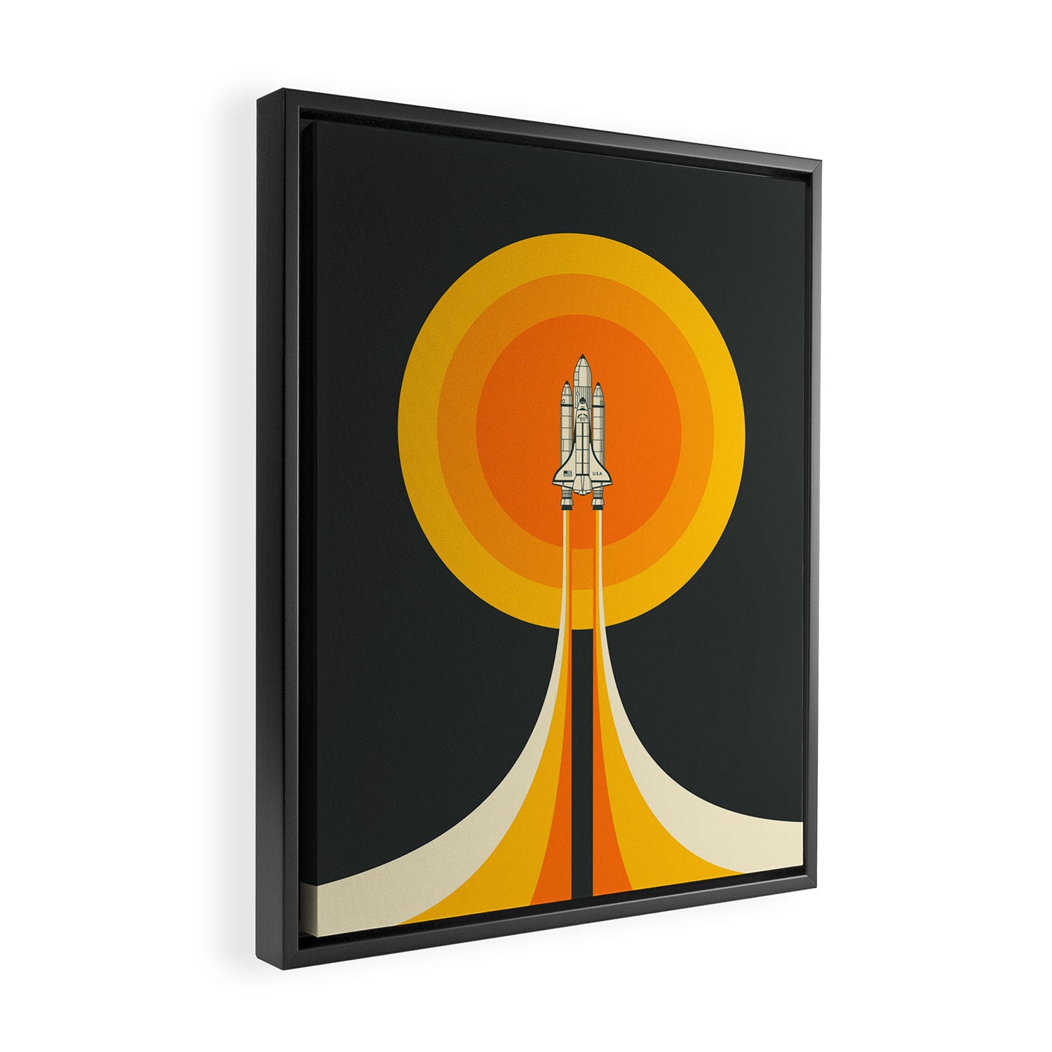 The Space Shuttle Framed Canvas Print Gallery Image 2