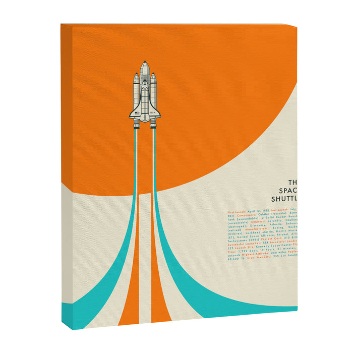 THE SPACE SHUTTLE Canvas Print Gallery Image 1