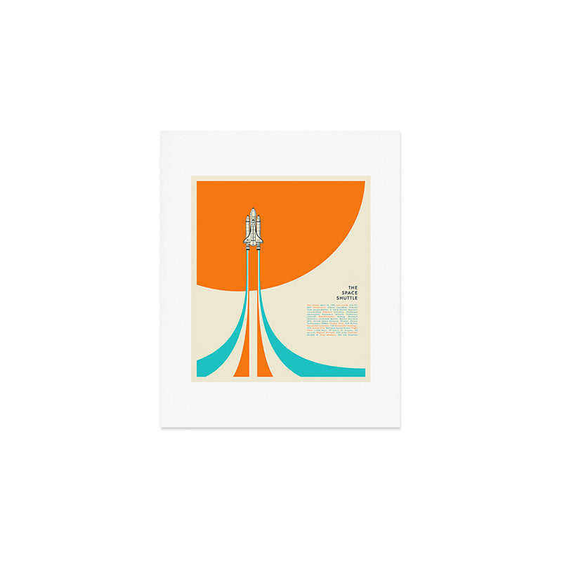 THE SPACE SHUTTLE Art Print Gallery Image 1