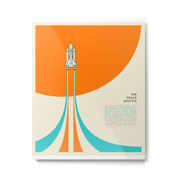 THE SPACE SHUTTLE Metal Print Gallery Image 1