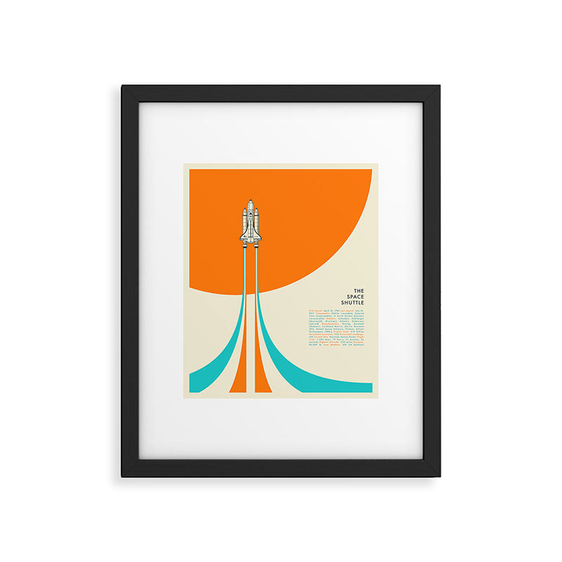 THE SPACE SHUTTLE Framed Art Print Gallery Image 5