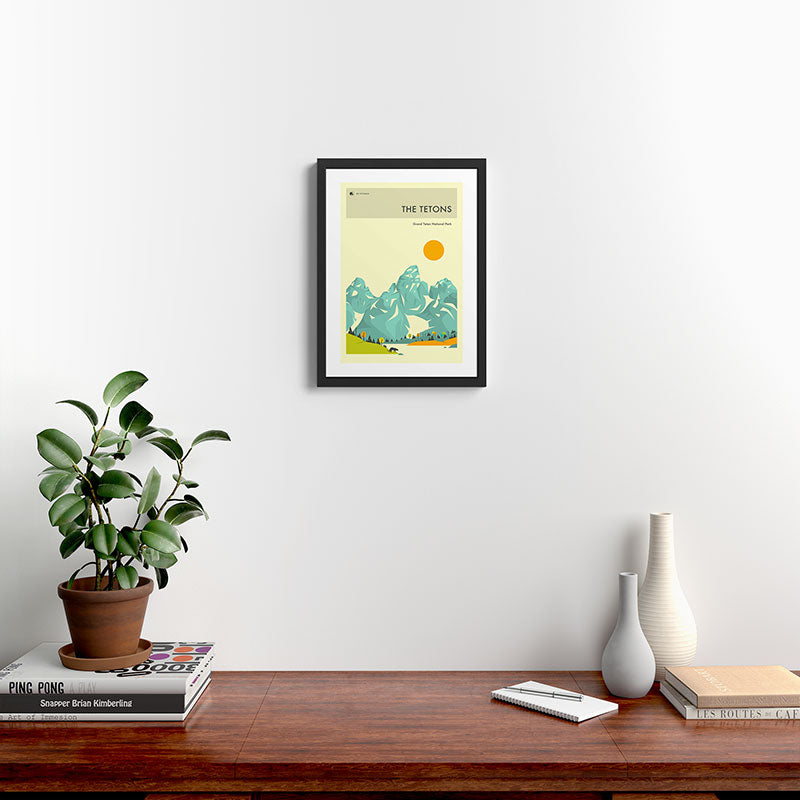 THE TETONS Framed Art Print Gallery Image 2
