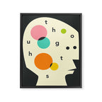 THOUGHTS Framed Canvas Print Gallery Image 6