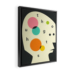 THOUGHTS Framed Canvas Print Gallery Image 2
