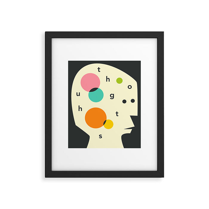 THOUGHTS Framed Art Print Gallery Image 1