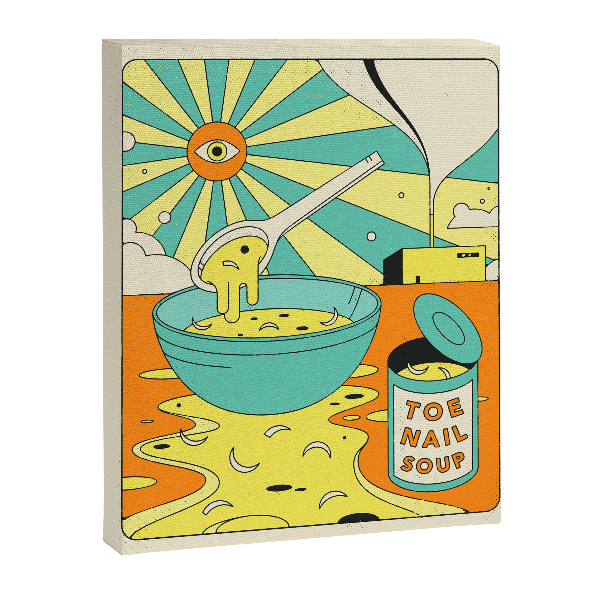 TOENAIL SOUP Canvas Print Gallery Image 6
